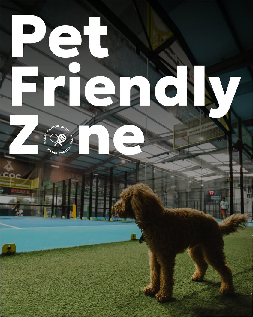 Pet friendly χώρος στο Padel Indoor Club