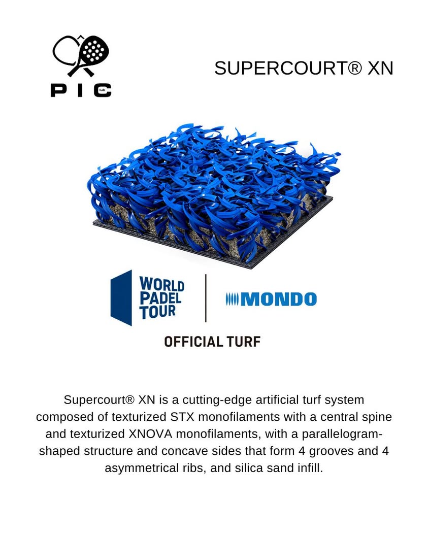 Τάπητας SUPERCOURT XN στο Padel Indoor Club